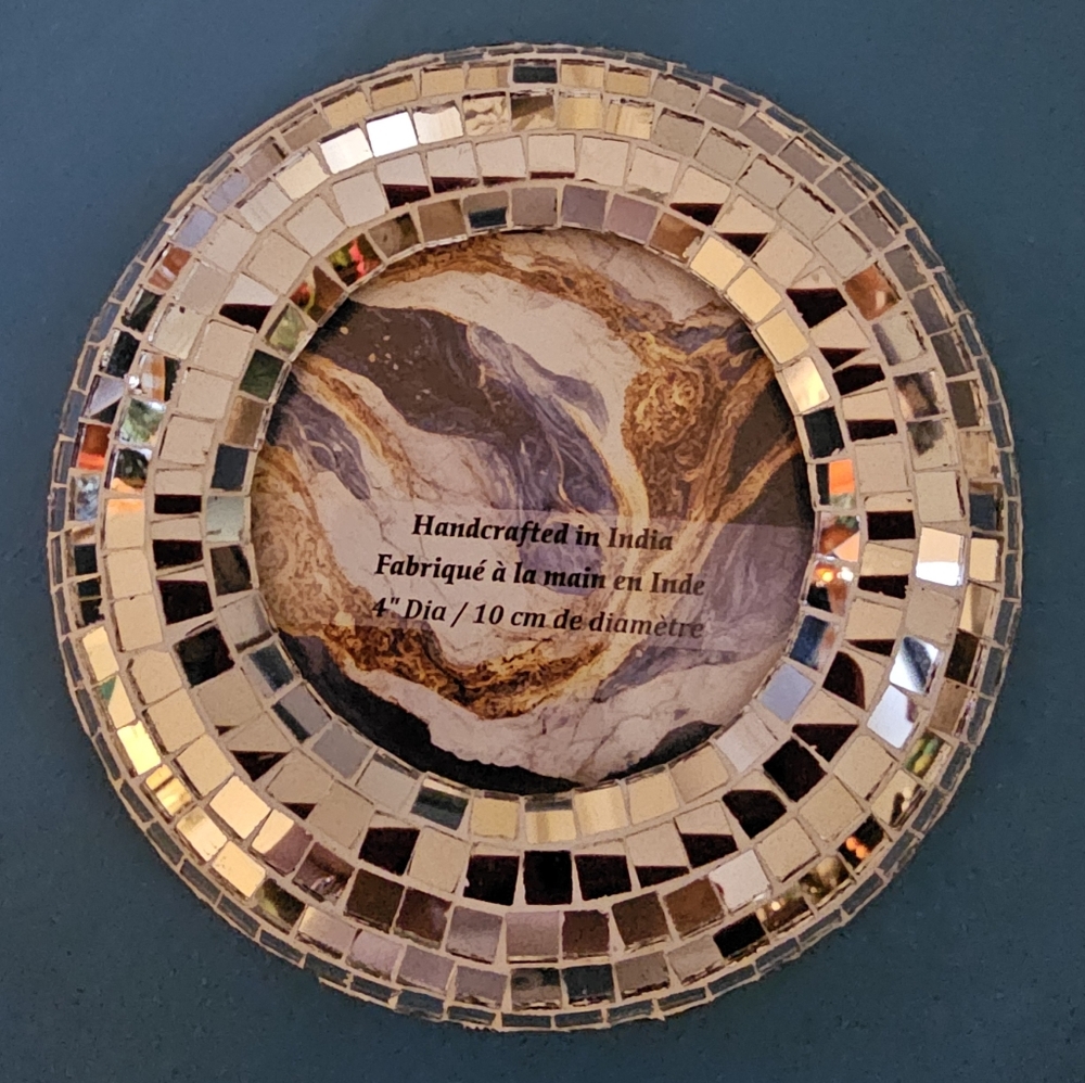 Handcrafted Mosaic Glass Picture Frame